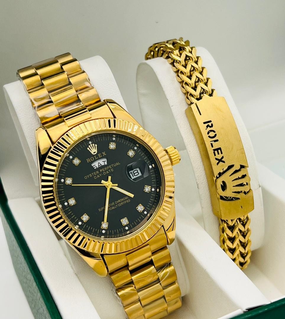 Ensemble Montres Rolex + Bracelets Hommes