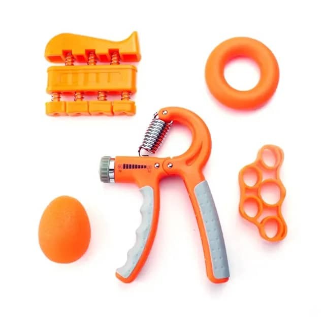 MoKo Kit de renforcement de la main en métal robuste pour entraînement de la main (22 à 59,9 kg) - Exerciseur de doigt et de poignet pour l'exercice de la main, construction musculaire, soulagement de