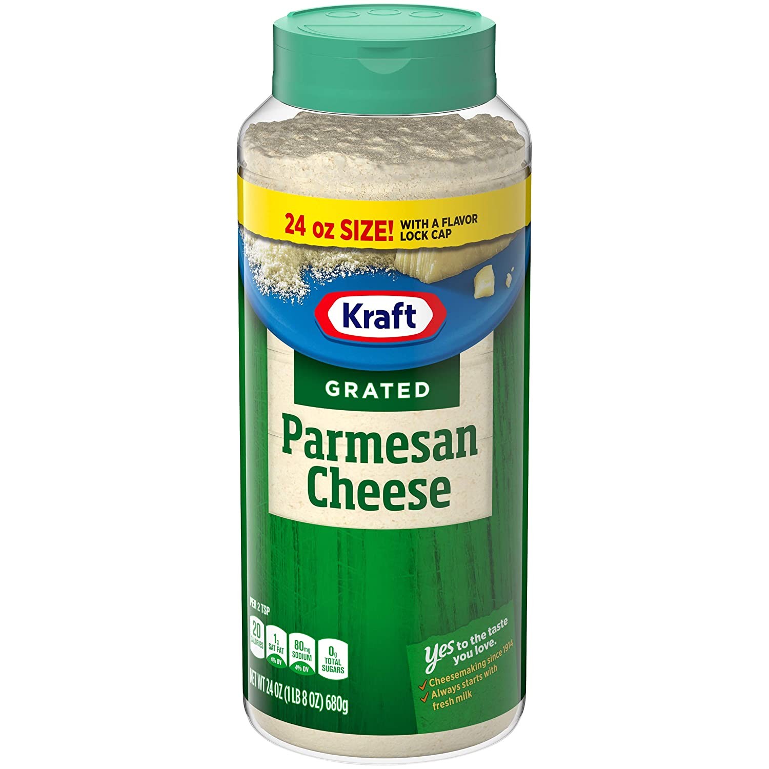Fromage râpé Parmesan Kraft (24 oz Shaker)