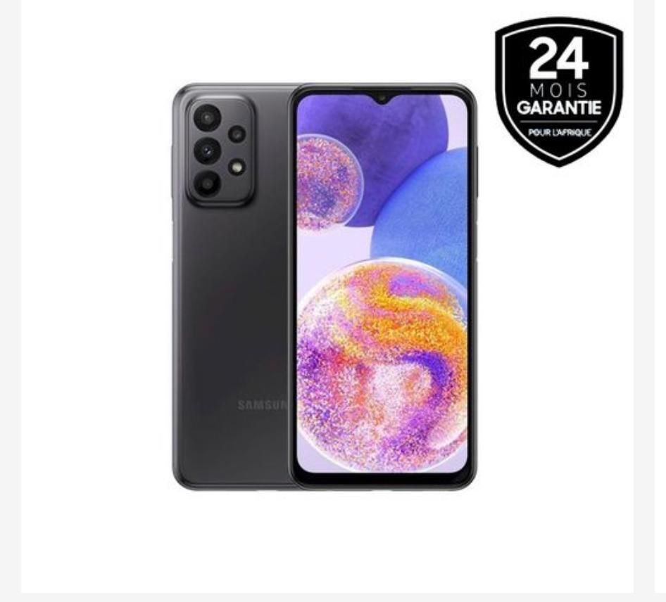 Samsung Galaxy A23-  Ram 4Go - Mémoire 128Go - Quatre Caméra 50MP+5MP+2MP+2MP - Batterie 5000 mAh - Ecran 6.6" -