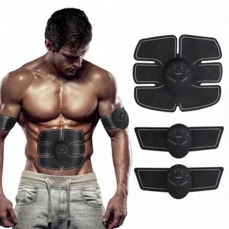 Appareil Abdominaux, Outils Pour Musculation, Stimulateur Musculaire, Ligne Gilet, Les Muscles Abdominaux, Minceur, Mise En Forme, Stimulateur Abdominale Six-Pack Pour Les Hommes Et Les Femmes, Noir