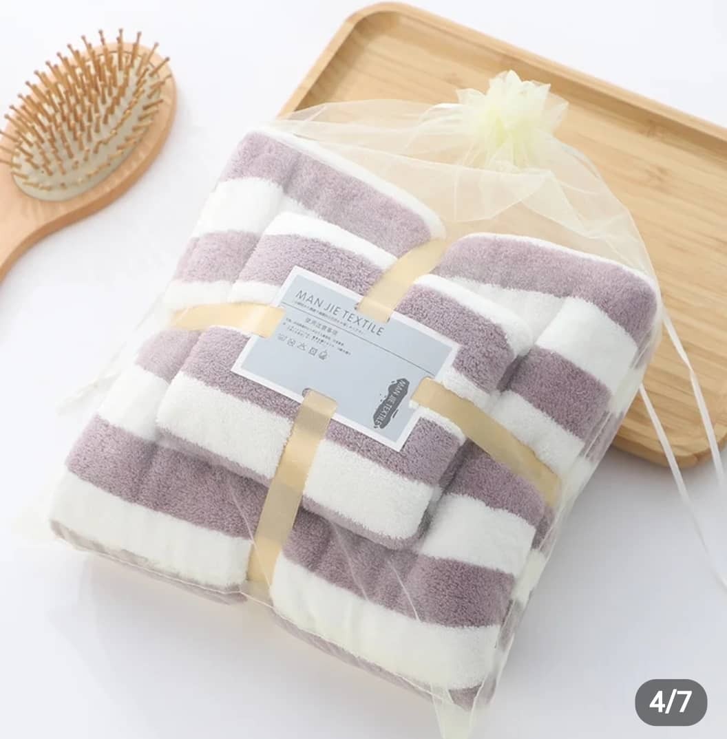 Ensemble de serviettes de bain pour femmes, grande serviette absorbante, pour le visage et les mains, pour la salle de bain, pour adultes Paquet de 2 Pieces