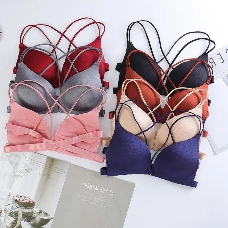 soutien-gorge, Une Pièce Sans Couture Push Up Haute Qualité Dames, Soutiens-gorge Rembourrés Pour Femmes Sans Couture, Soutien-gorge De Sous-vêtements Pour Femmes