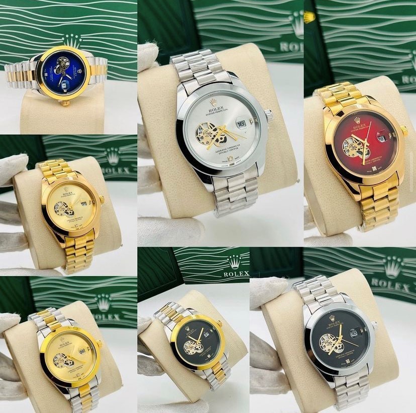 Montre Rolex Pour Les Dames Et Les Hommes De Class, Boîtier Et Le Bracelet Sont En Acier Inoxydable De Haute Qualité