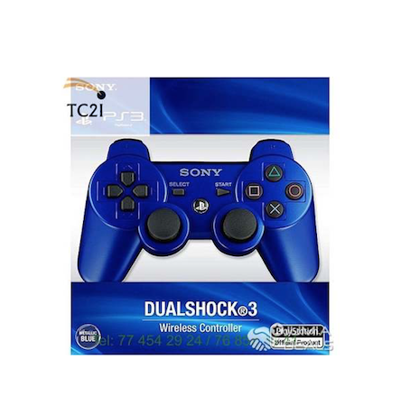 Manette PS3 Dual Shock 3 - Bleu