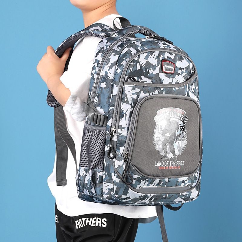 Sacs D'école De Camouflage Hommes, Sac À Dos Pour Hommes, Sac À Livres, Cartable D'école, Cartable Pour Adulte Et Adolescents