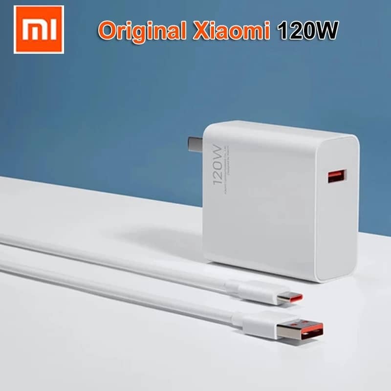 D'origine Xiaomi Charge Rapide 120W Chargeur Nouvelle Technologie De Charge Rapide Avec Câble De Type C Pour Xiaomi 10 Ultra Smartphones Portable