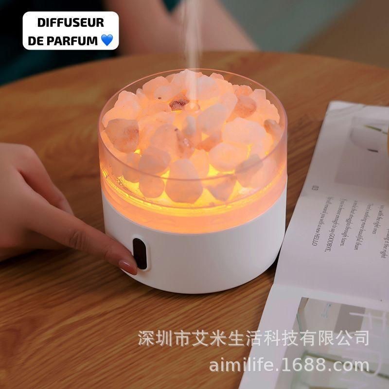 Diffuseur D'arôme En Pierre De Sel Pour Maison D'air Usb