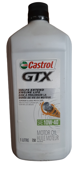 Huile Castrol GTX SAE 10W40, Huile Castrol, Huile 1 Litre, Huile Motor Oil Helps Extend