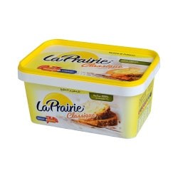 MARGARINE LA PRAIRIE CLASSIQUE 100% VÉGÉTALE 250G