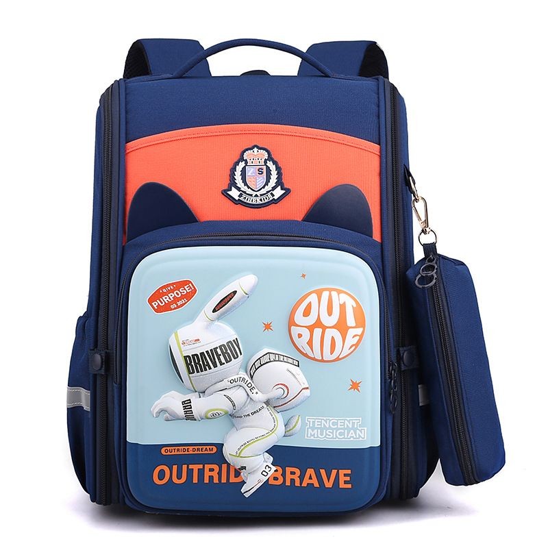 OUT Ride Tensent Musicia Sac A Dos 2 pièces Pour Ordinateur Portable L'école Commence La Saison Mode Enfant Etudiant Fermeture Eclair Dessin Animé Sac D'école Sacs À Dos Pour Les Adolescents Sac A Dos