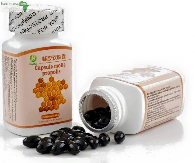 Capsule Molle Propolis Complément Alimentaire Bio Boites 60 Capsules