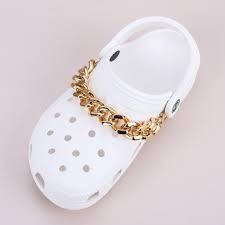 Chaussures Avec Chaînes Pour décoration De Chaussures Crocs - Breloques En Métal - Pour Adolescents, Hommes, Femmes, Adultes - Accessoires De Chaussures