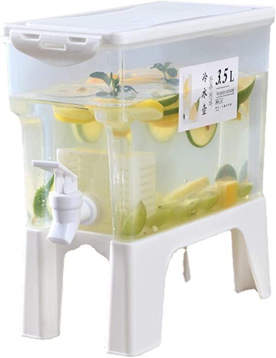 Bouilloire Froide Avec Robinet, Distributeur De Boissons, Réservoir D'eau, Réfrigérateur, Récipient, Bouteille De Jus, Accessoires De Cuisine, 3,5 l