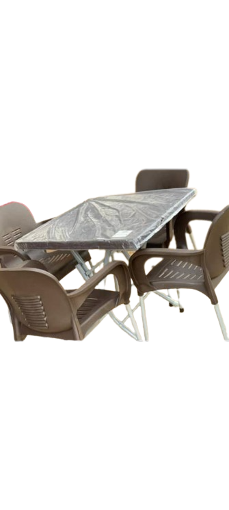 Ensemble Table À Manger En Plastique Et 4 Chaises