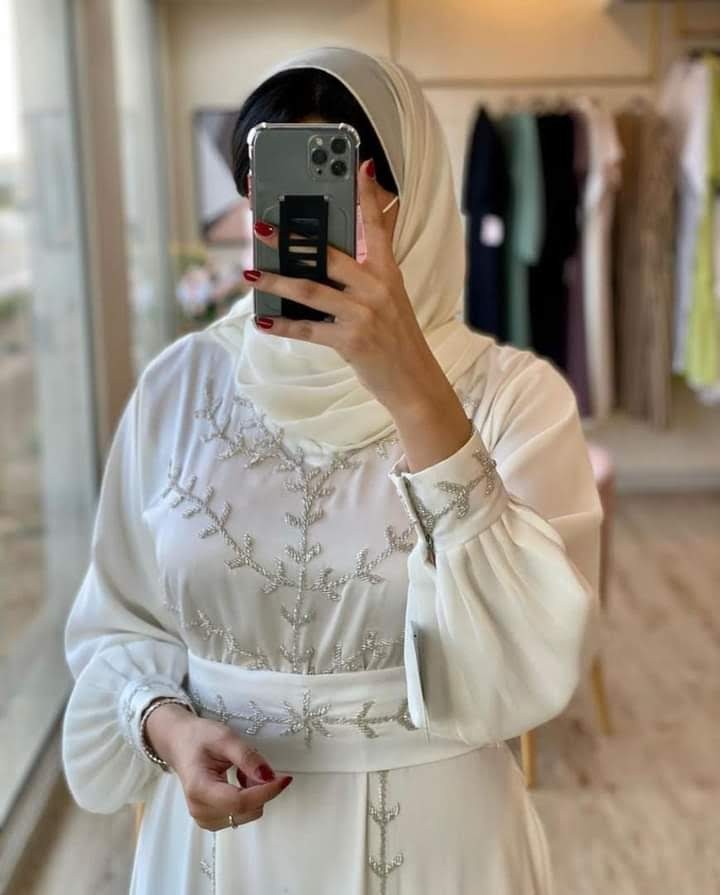 Robe Abaya Pour Femme Zoom Material