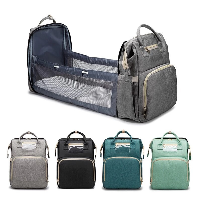 Sac De Maternité Etanche Pour Maman, Berceau Pliable Portable, Multifonction, Grande Capacité, Sac A Dos De Sortie De Lit Pour Bébé