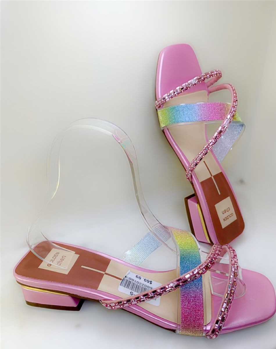 Sandales D'été A Talons Hauts Epais Pour Femmes, Chaussures Sexy Robe Re Cérémonie, Mariage, Nouvelle Marque