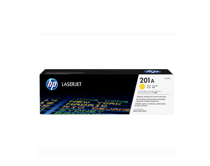 Cartouche HP 201A Toner LaserJet Jaune Authentique - CF402A