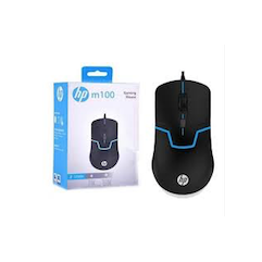 Souris Gaming HP m100 HP - Noir - Lumière Multicolore