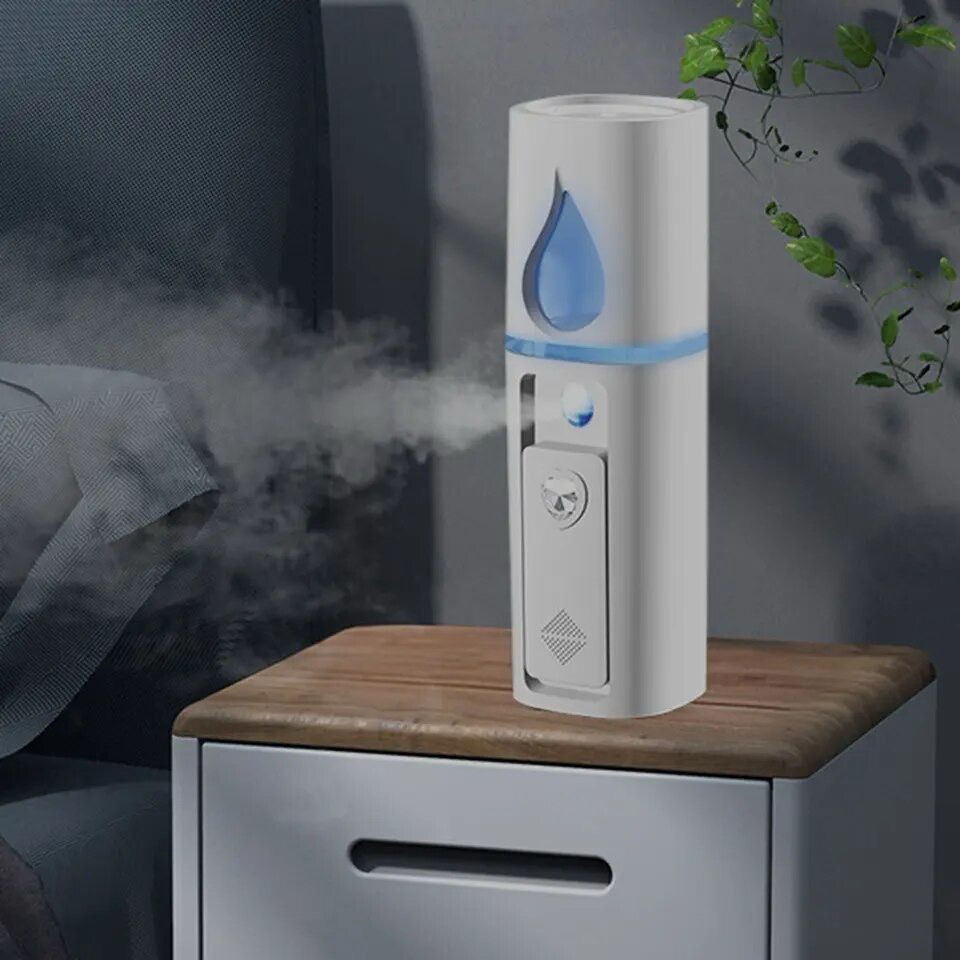 Mini Pulvérisateur à Vapeur Rechargeable par USB, Nébuliseur Hydratant pour le Visage, Outils de Soins de la Peau