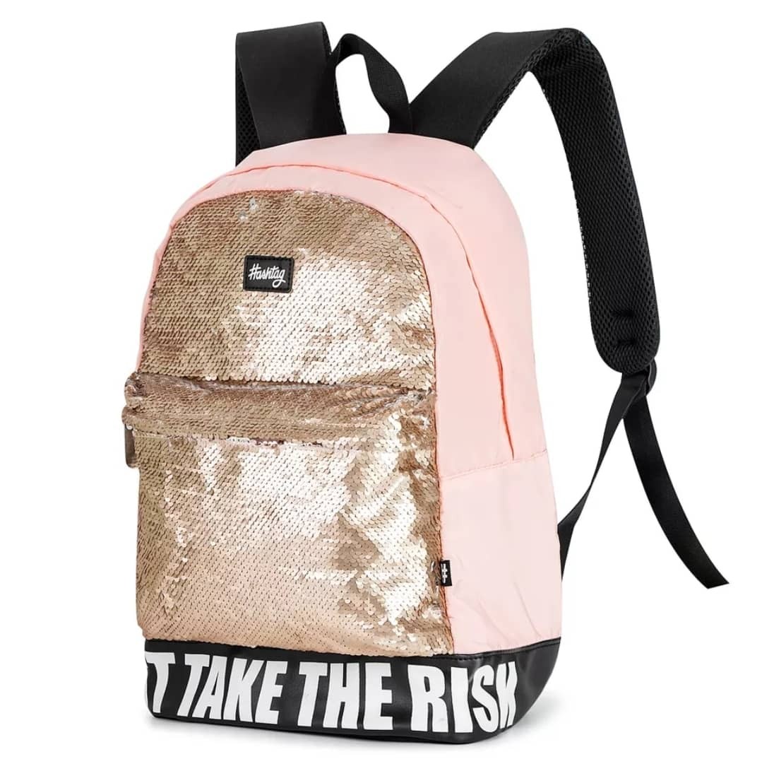 Sac Ecoliers TeKe the Risk Roge, Sac À Dos Haute Résistance À L'usure, Sac À Dos Brillant Pour Adolescentes