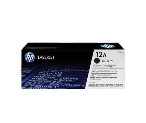 Pack de 2 Toners Noir Cartouche HP 12A Authentiques - Q2612A