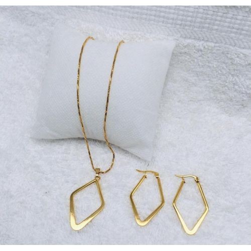 Ensemble Chaîne Femme Elégante Plaqué Or