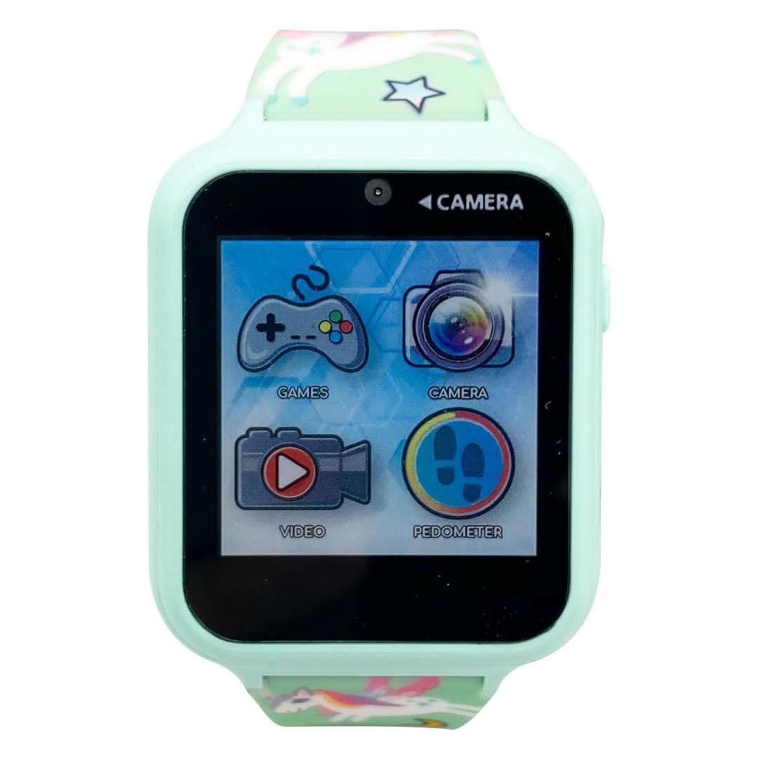 ITIME Montre Intelligente Interactive Avec Ecran Tactile Pour Enfant Motif Licorne vert menthe Vert Menthe Moderne