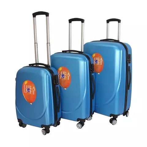 Generic Lot De 3 Valises De Voyage Incassables – 23 Kilogrammes, 20 Kilogrammes Et 10 Kilogrammes En Coque