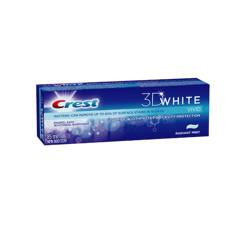 Dentifrice Crest 3D white ultra blanchissant, menthe vive - Éblouissant