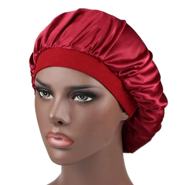 Chapeau De Nuit En Satin Pour Femmes, Mode Donna, Bonnet Large, Turban, Soins Des Cheveux, Bonnet De Nuit