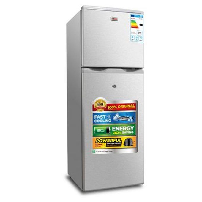 Réfrigérateur – Astech – 2 Portes – Gris – 138 Litres – A+ – Garantie 12 Mois