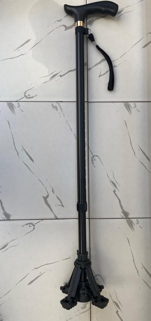 Canne de Marche  avec 4 Pattes Aluminium pour Personnes âgées