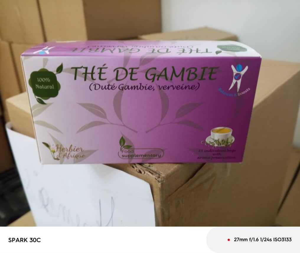Thé de Gambie pour Tisane Sachet de 25 Infusions