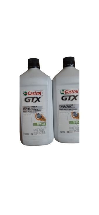 Huile Castrol GTX SAE 10W40, Huile Castrol, Huile 1 Litre, Huile Motor Oil Helps Extend