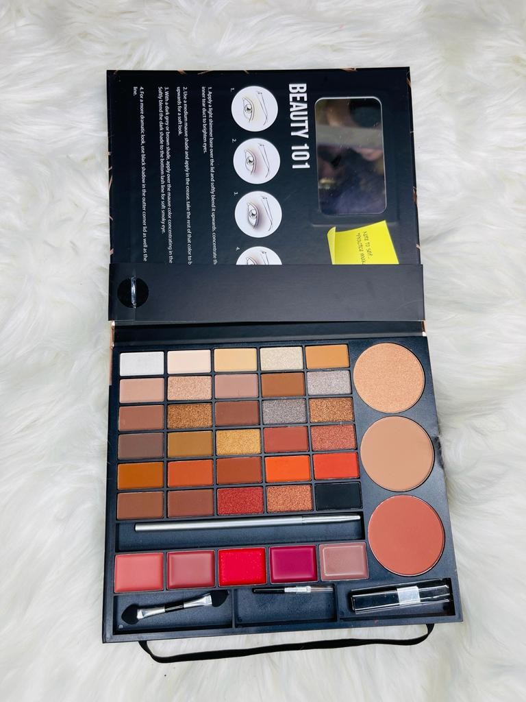 Grandes Palettes De Maquillage Pour Fard À Paupières Avec Plusieurs Couleurs, Ensemble Complet De Cosmétiques