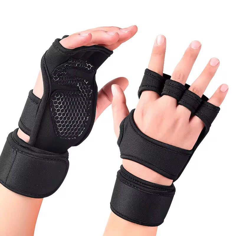 1 paire de gants de protection pour paume de main - Antidérapants et résistants à l'usure - Pour homme et femme