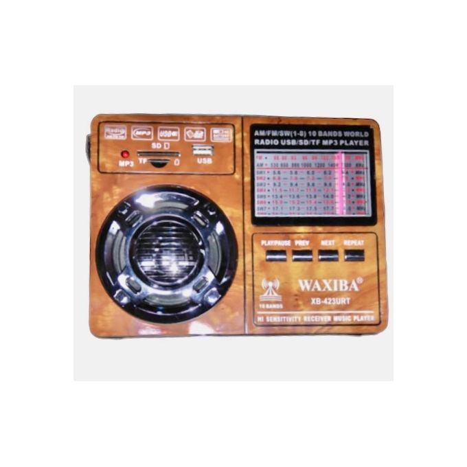 WAXIBA X BASS AM/FM/SW (1- 8) Radio mondiale 10 bandes