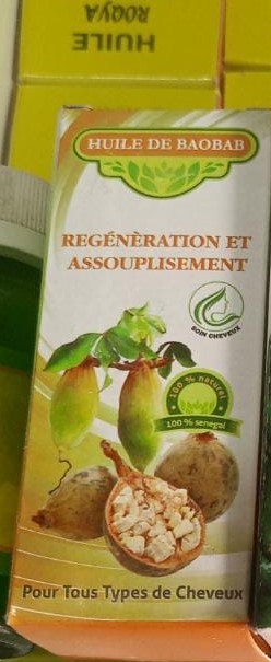 Souplesse Huile De Baobab 100% bio  60 ml