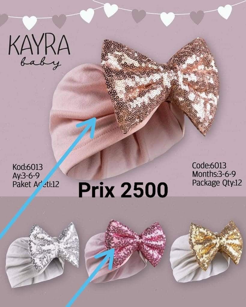 Collection Bonnet Clara Pour Bebe 3-6-9 mois