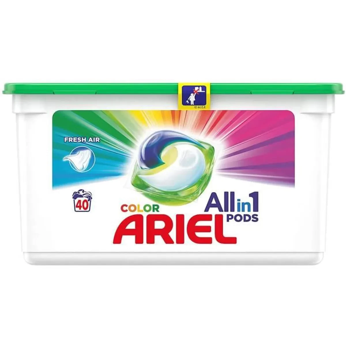 Ariel All-in-1 Pods Fresh Air Lot De 40 Capsules De Détergent