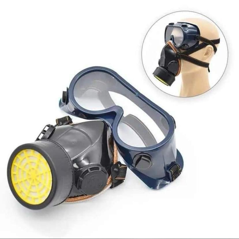 Masque à gaz industriel R9CB, respirateur Anti-poussière, lunettes filtrantes pour spray chimique