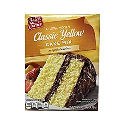Farine Baker's Corner Classic Yellow Cake Mix (15,25 Oz) 432G
