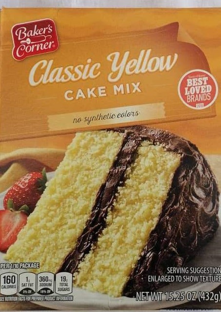 Farine Baker's Corner Classic Yellow Cake Mix (15,25 Oz) 432G