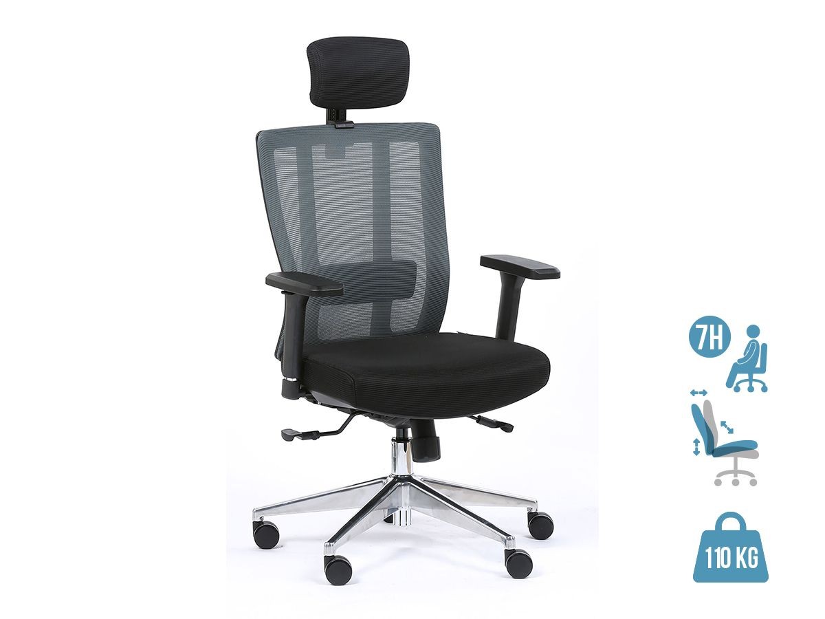 Fauteuil Ergonomique  Noir CO-01E | Produit Authentique Pas Cher
