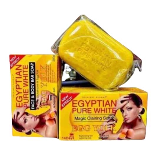 Lot De 3 Savons Super Éclaircissant Blanchissant Egyptian Pure White Naturel