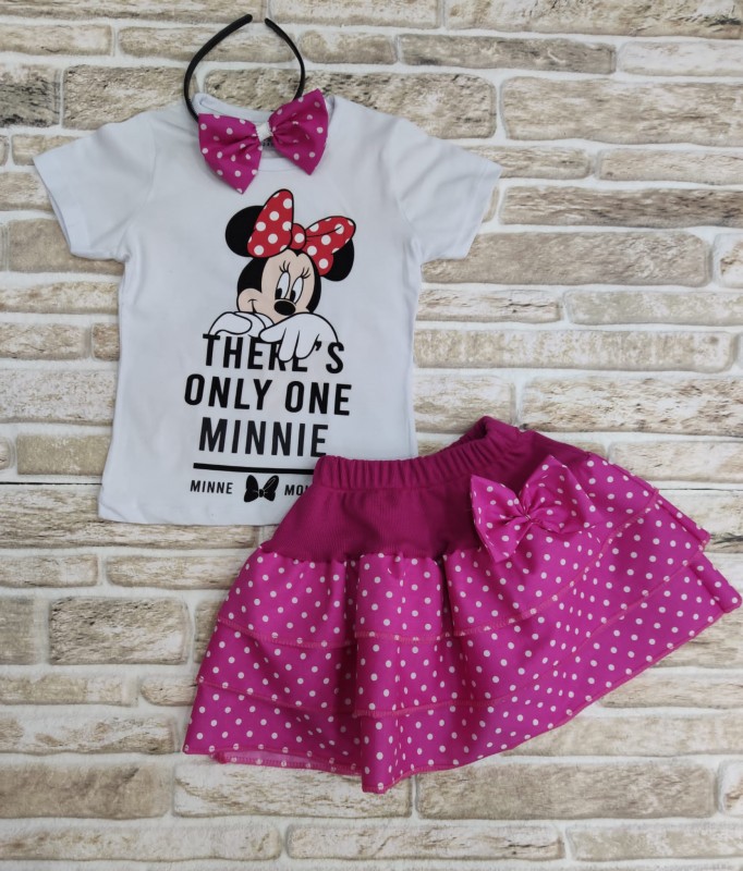 Ensemble fille 3pieces 1 à 10ans