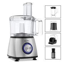 Robot culinaire, Decakila Robot De Cuisine 2,4 Litres 500Watt Lame En Acier Inoxydable