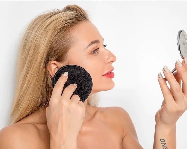 Lot De 3 Cotons Démaquillant Pour Visage Lavable Et Réutilisable - Clean Sponge